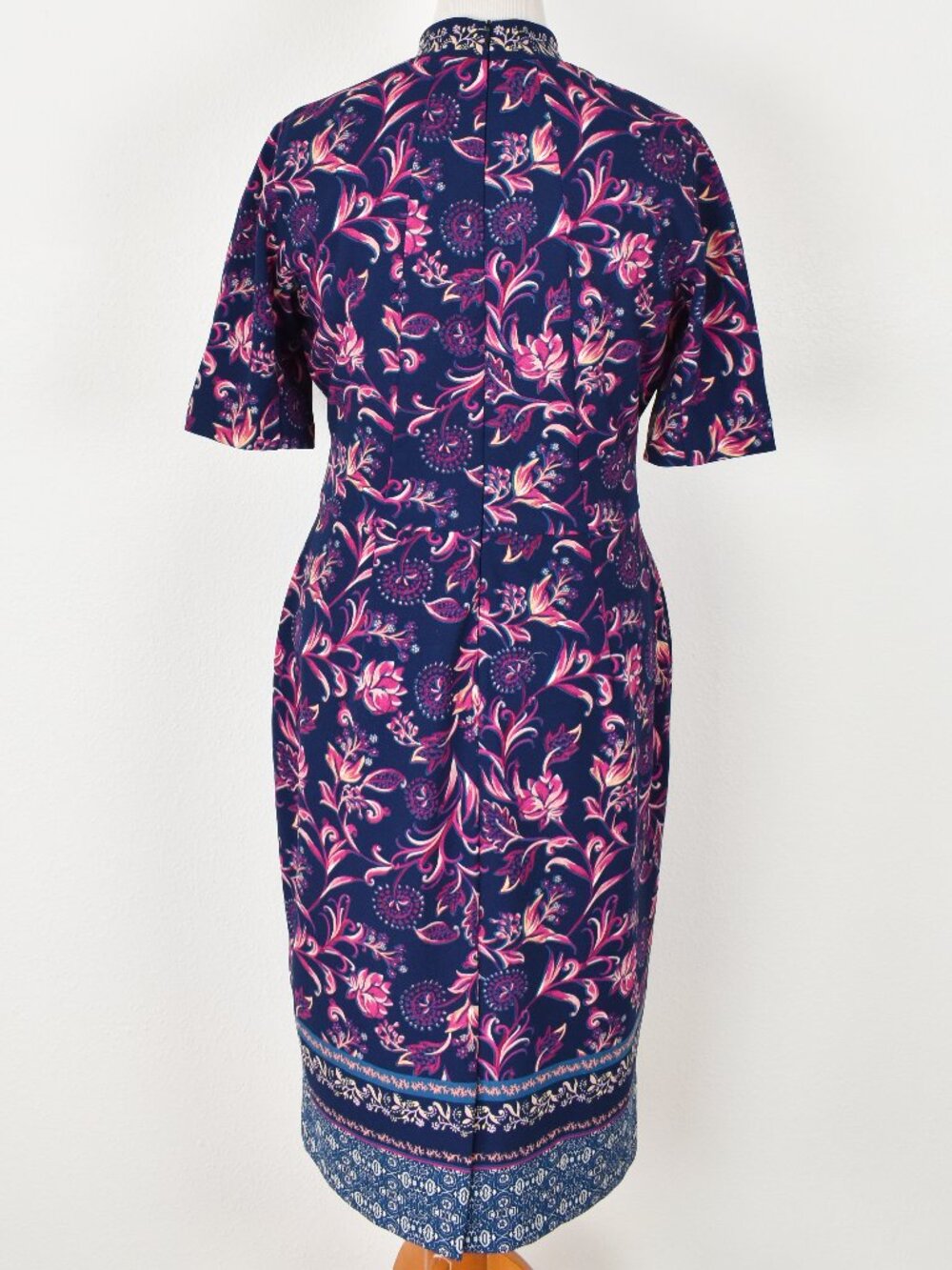 Maggy London Floral Sheath Midi Dress - 14 - Picture 7 of 10